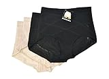 Alfa Global Women's Pack of 4 Instant Slimmer Firm Control Plus Size Panty
