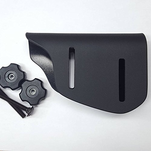 Adjustable Cheek Riser - Kydex Cheek Rest - .125" Matthew's Cheek Rest (Bear Paw Left Handed - Black Oxide Bolts)