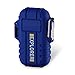Dual Arc Lighter Double Arc Plasma USB Lighter Rechargeable Flameless Waterproof Stormproof Windproof Mini Electric Lighter for Cigar Candle Cigarette Pipe Sport Outdoor(Blue)