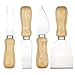 Tebery 8 Pieces Cheese Knives Set with Wood Handle, Stainless Steel Cheese Slicer Cheese Cutter Includes Cheese Knife, Shaver, Fork and Spreader