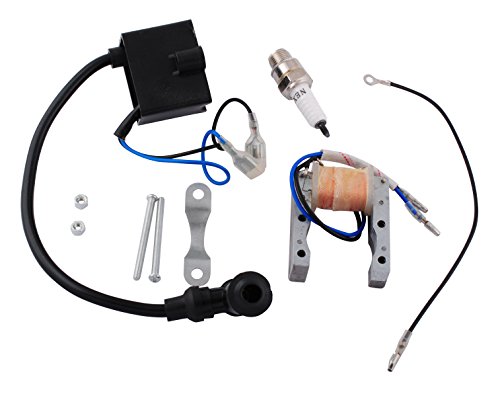 Podoy CDI Ignition Coil Motorized Bicycle Magneto Coil Spark Plug