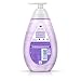 Johnson's Bedtime Baby Moisture Body Wash with Coconut Oil, Washes Away 99.9% of Germs, Tear-Free Night Time Bath Wash, Hypoallergenic, Paraben- & Dye-Free, No-Animal Testing, 13.6 fl. oz (Pack of 3)