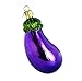 Old World Christmas Eggplant Glass Blown Ornament