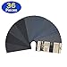 LANHU 400 to 3000 Assorted Grit Sandpaper for Wood Furniture Finishing, Metal Sanding and Automotive Polishing, Dry or Wet Sanding, 9 x 3.6 Inch, 36-Sheets
