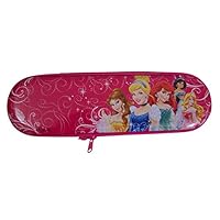 Disney Princesses Pink Hard Side Pencil Case, 8 Inch