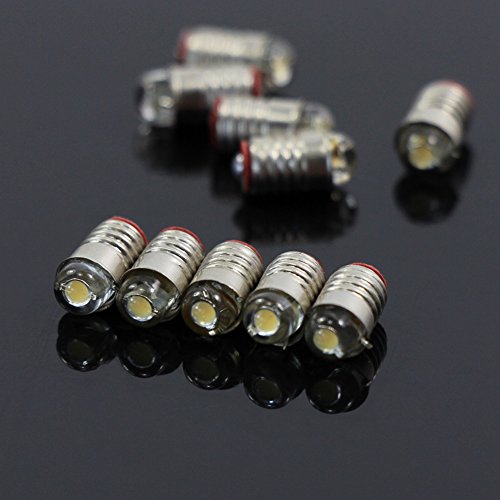 Evemodel 10 STK. warmweiss/weià LED 12V-14V Leuchtmittel für Fassung E5 E5.5 H0 Bulb (warm weiÃ) – Bild 6