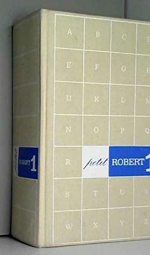 Le Petit Robert 1 Dictionnaire De La Langue Francaise Alphabetique et Analogie (French Edition) by Paul Robert