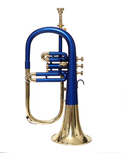 MOONFLAG, FLUGEL HORN BLUE 3 VALVE Bb
