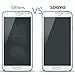 SOOYO 9H Round Edge Tempered Glass Screen Protector for Samsung Galaxy S5 – Pack of 2