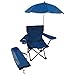 Redmon Kids Umbrella Camping Chair with Matching Shoulder Bag, Blue