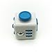 Maggift Fidget Cube Dice toy Stress Cube relieve Anxiety (White-Blue)