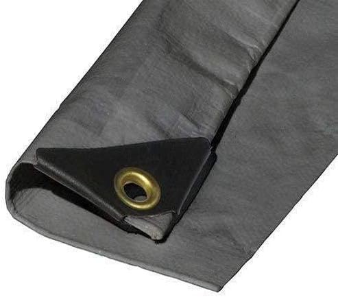 6'X16' Heavy Duty Silver Tarp Finished Size 5.6'X15.6'