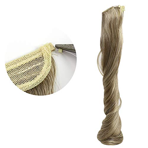 image for Invisiable Wire Hair Extension Flip Curly Synthetic Halo Secret Hairpi