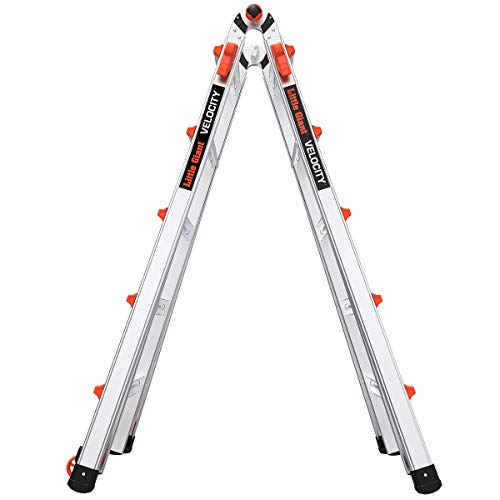 Little Giant Ladders, Velocity with Wheels, M22, 22 Ft, MultiPosition