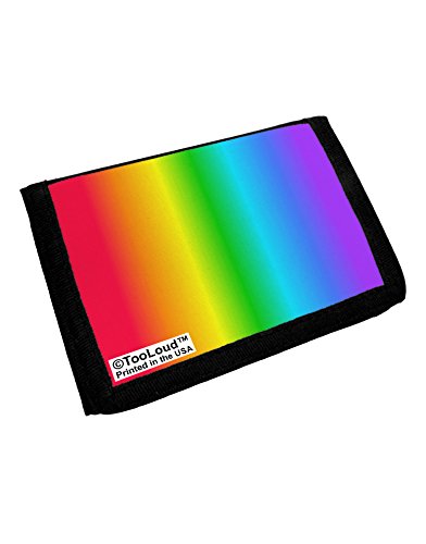 TooLoud Vertical Rainbow Gradient Trifold Wallet All Over Print