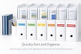 1ABOVE Premium 60 Micron A4 Punched Plastic Wallets 100 Pack view 4