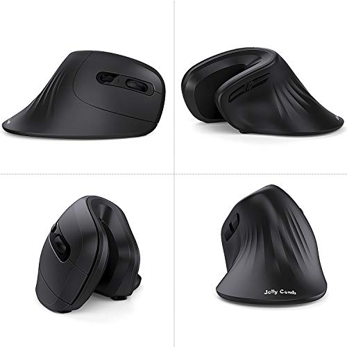 Bluetooth Ergonomic Mouse, Jelly Comb Advanced Vertical Wireless