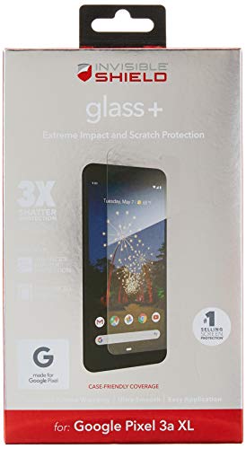 ZAGG InvisibleShield Glass+ - Tempered Glass Screen Protector - Made for Google Pixel 3A XL - Case Friendly (200103359)