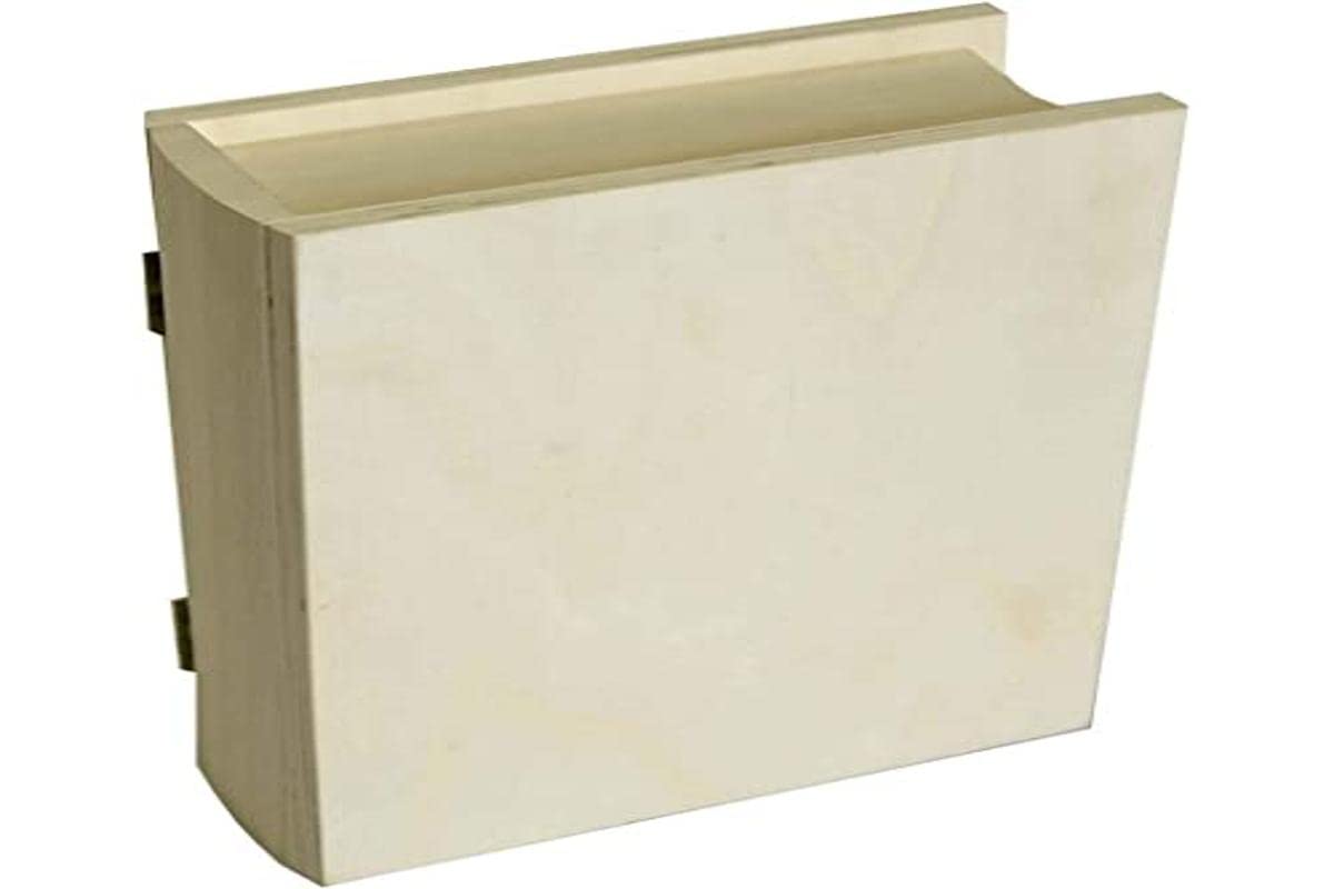 Artemio 14001643 Wooden Book Box, Beige