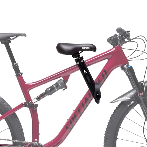 Kids Ride Shotgun - Child Bike Seats - Front Mounted, for Children Aged 2~5 Years, Fits Most Adult Modern Mountain Bikes, Adjustable for Comfort
