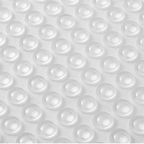 300 Pieces Clear Rubber Feet Adhesive Door Bumpers Pads Sound Dampening