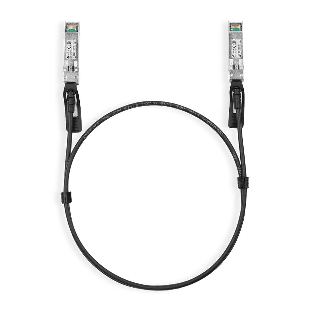 TP-Link TL-SM5220-1M fibre optic cable SFP+ DAC Black