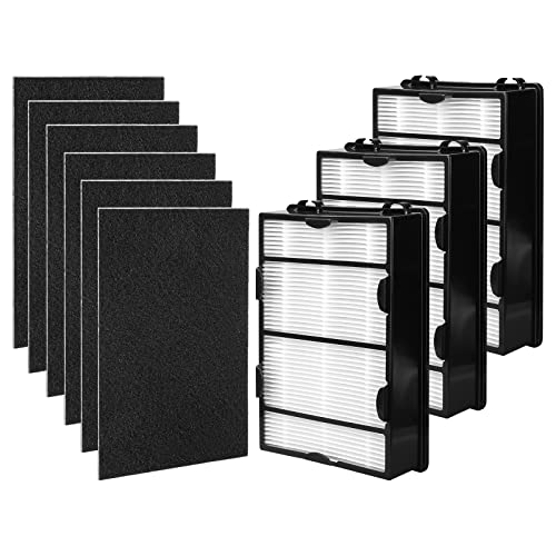 KEYJINIU HAPF600 HAPF600D Filter 3 Pack Filters 6 Pack Carbon Pre