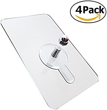 Sendida Wall Adhesive Screws - Tools Free Screws for Shower Caddy Organizer Storage Shelf Kitchen Rack No Drills