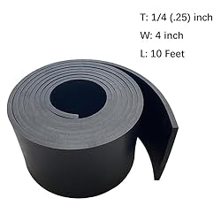 Thick Solid Rubber Strips, Sheet, Rolls 1/4