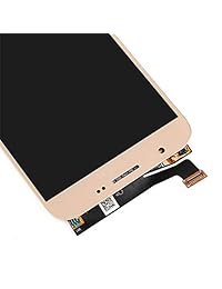 Reemplazo de pantalla LCD para Samsung Galaxy J7 J727 5.5 "Ensamblaje de la pantalla del digitalizador táctil 2017 Prime Halo SM-J727P J727U J727T J727T1 J727R4 J727V Sky Pro S727VL S737TL SM-J727A (Oro)