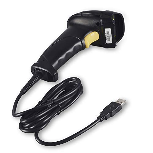 Esup USB Barcode Scanner 1D Handheld Automatic Laser Bar Code Scanner Reader