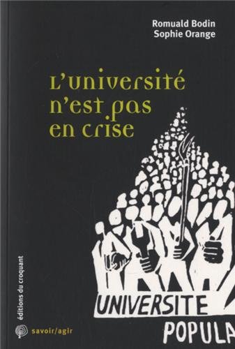 L' université n'est pas en crise