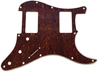 Ant Hill Music Stratocaster Pickguard 11 Hole 3ply HH Tortoise fits US/MEX Strat