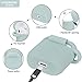 TOROTOP Compatible for Airpods Case Set, 7 in 1 Silicone Protective Airpod Case Cover Accessories with Bling Elephant Keychain/Strap/Ear Hook/Storage Box Compatible for Apple Airpods Women Light Bluethumb 3