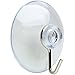 McKay 12 Piece Adhesive 3-Inch Suction Silicone Cup Hooks, Clear- Hanger Embraces up to 10 Lbs: Secure Hold Accessory for Windows, Shower, Bathroom & Kitchen