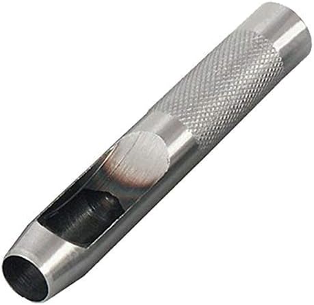 Trimming Shop 22mm Steel Hollow Punch Leather Hole Puncher for Piercing Holes in Leather Paper, Plastic, Rubber, and Vinyl