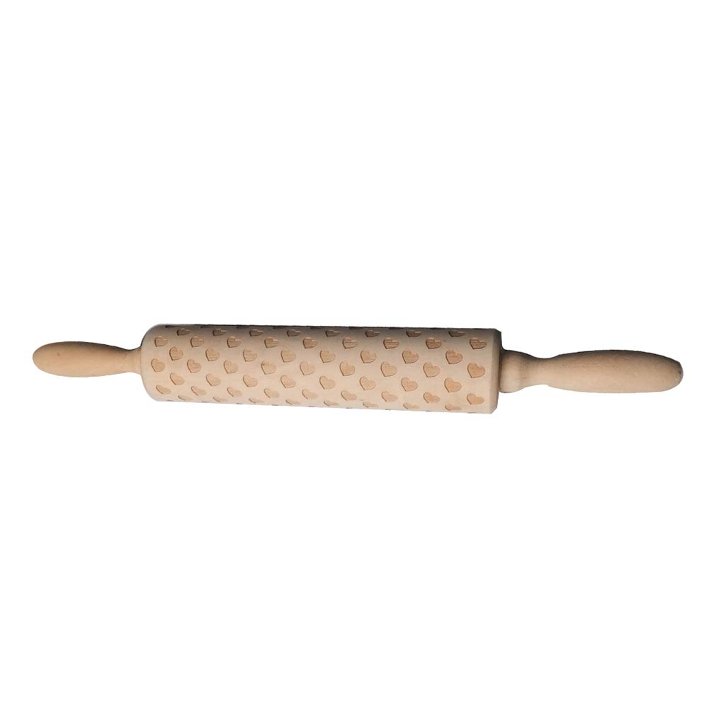 Amazon Com Tianxiangjiaju Wood Rolling Pin Letters Love Floral