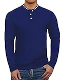 OYOZONE Men's Regular-Fit Long-Sleeve Pique Polo