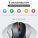 Habor Wireless Mouse, 2.4G USB Wireless Mice Optical PC Laptop Notebook Computer Cordless Mouse with Nano Receiver, 6 Buttons, 2400 DPI 5 Adjustment Levels, Home & Office for Windows Mac Linux