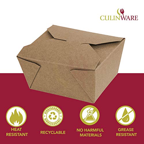 2 Pack+Friendly+Disposable+Kraft+Container