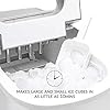 Andrew James Ice Maker Machine | Compact Portable Countertop Ice Cube Maker with 2.2L Tank | Ice Cubes in Under 10 Mins…