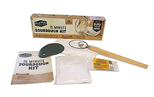 Sourdough Kit - Makes up to 6 x 700g Loaves | Tools + Ingredients to make loaf with under 15 minutes