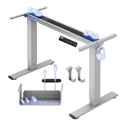 FLEXISPOT Höhenverstellbarer Schreibtisch Gestell E1 PRO mit Doppelmotor