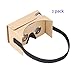 Google Cardboard v2 by IHUAQI 2 Pack with Headstrap Fully Assembled Compatible with Android and iPhone Up to 6inch Including Comfortable Nose Foam and Forehead Pad