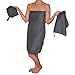 Country Bound 3-Piece Microfiber Travel Towel Set - Light Gray
