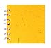 Zen Pink Pig, 4 x 4 Inch Square Sketchbook | 35 White Sheets, 100 Pound | Amber