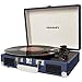 Crosley CR8005A-TU Cruiser Portable 3-Speed Turntable, Turquoise