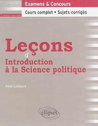 Leçons d'introduction à la science politique