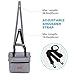 Lifewit Lunch Bags Lunchbox Adult Insulated for Women, Water-Resistant Leakproof Small Cooler Bento Bag for Work/School/Meal Prep, Grey