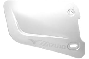 Mizuno Batters Face Protector, White, Right Hand Batter